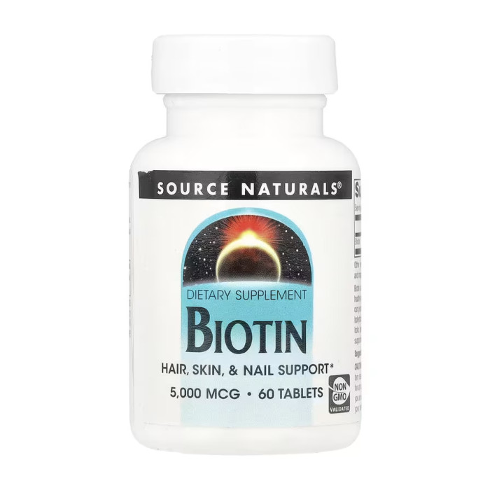 Source Naturals Biotin 5000mcg - 60 tabs