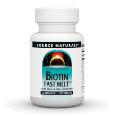 Source Naturals Biotin Fast Melt 10000 mcg - 120 tabs