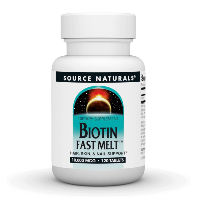 Source Naturals Biotin Fast Melt 10000 mcg - 120 tabs