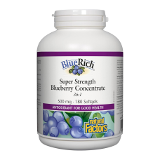 Natural Factors BlueRich 500mg - 180 softgels