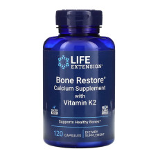 Life Extension Bone Restore with Vitamin K2 - 120 caps