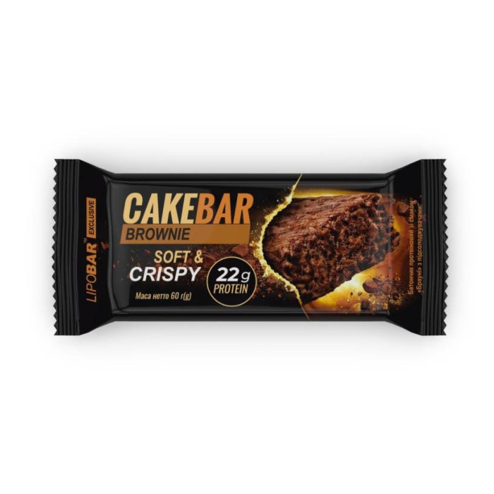 Lipobar Cake Bar - 60g Brownie