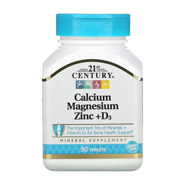 21st Century Cal Mag Zinc + D - 90 tabs