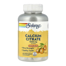 Solaray Calcium Citrate 1000mg - 60 chewables