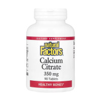 Natural Factors Calcium Citrate 350mg - 90 tabs