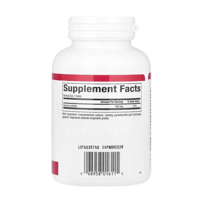 Natural Factors Calcium Citrate 350mg - 90 tabs