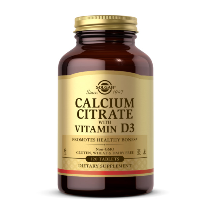Solgar Calcium Citrate with Vitamin D3 - 120 tabs