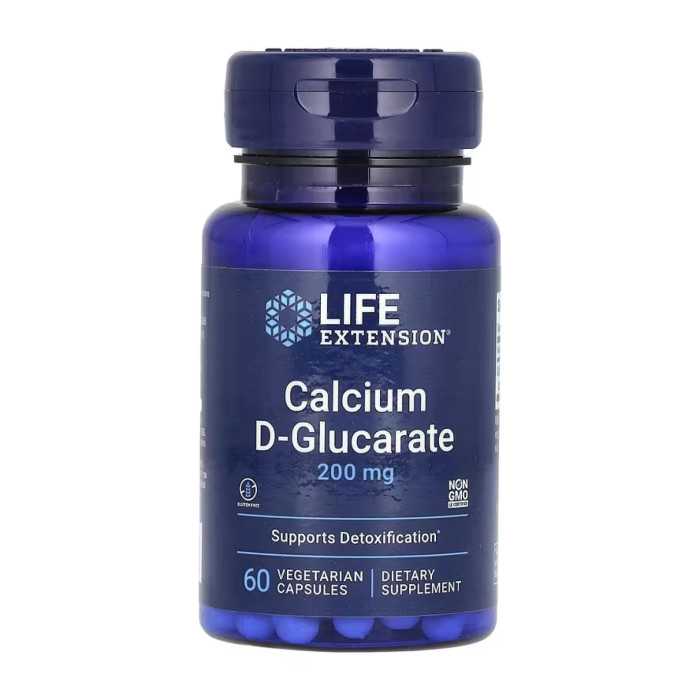 Life Extension Calcium D-Glucarate 200mg - 60 vcaps