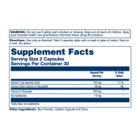 Solaray Calcium D-Glucarate 400mg - 60 caps