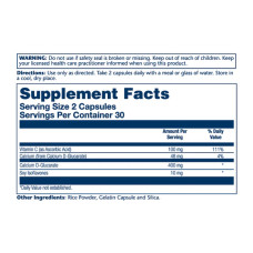 Solaray Calcium D-Glucarate 400mg - 60 caps