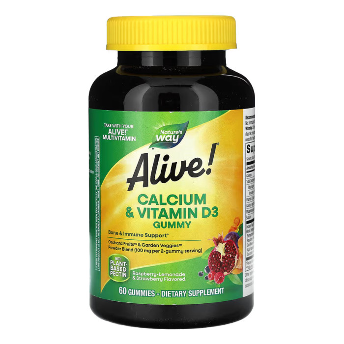 Nature's Way Calcium + D3 Gummy 60 ct (HFS)