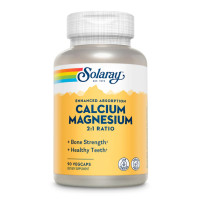 Solaray Calcium & Magnesium, AAC 2:1 - 90 caps