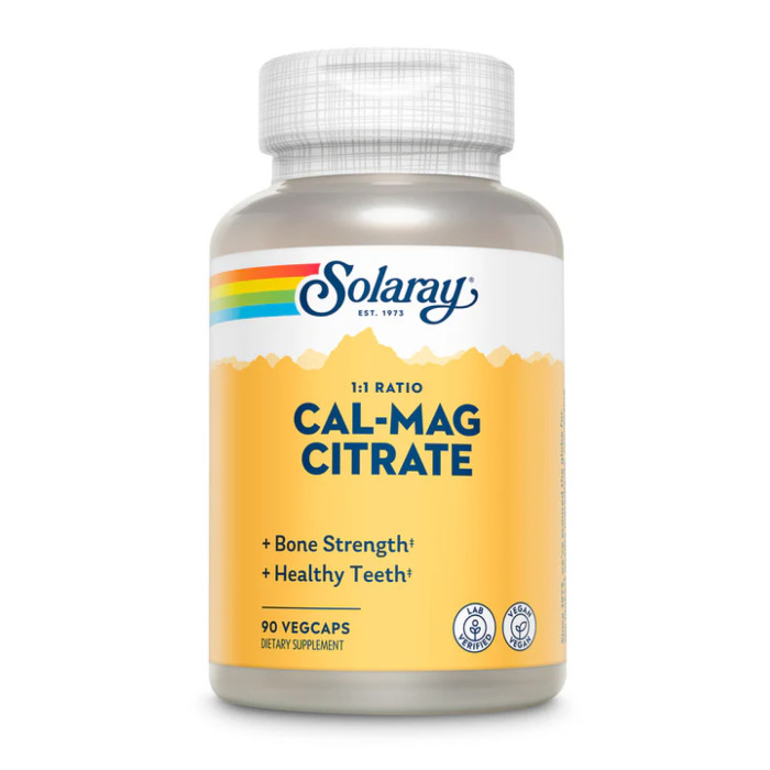 Solaray Calcium & Magnesium Citrate - 90 vcaps