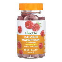 Lifeable Calcium Magnesium + Vitamin D Adult - 90 gummies