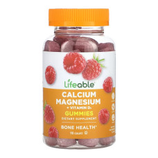 Lifeable Calcium Magnesium + Vitamin D Adult - 90 gummies