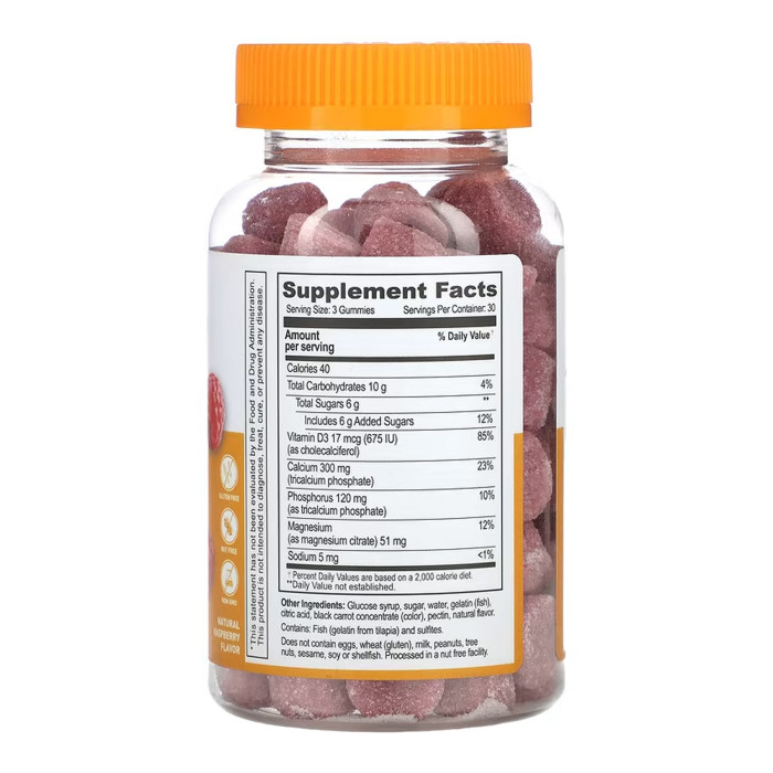 Lifeable Calcium Magnesium + Vitamin D Adult - 90 gummies