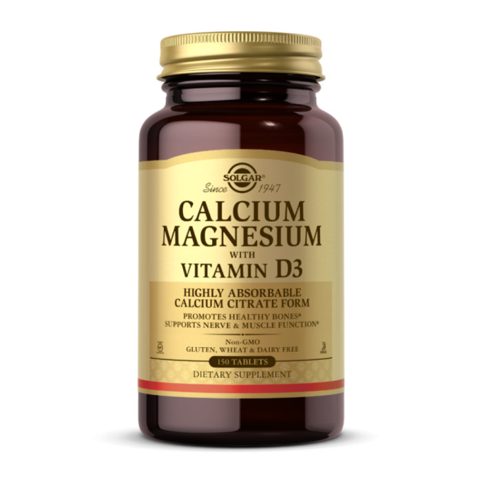Solgar Calcium Magnesium with Vitamin D3 - 150 tabs
