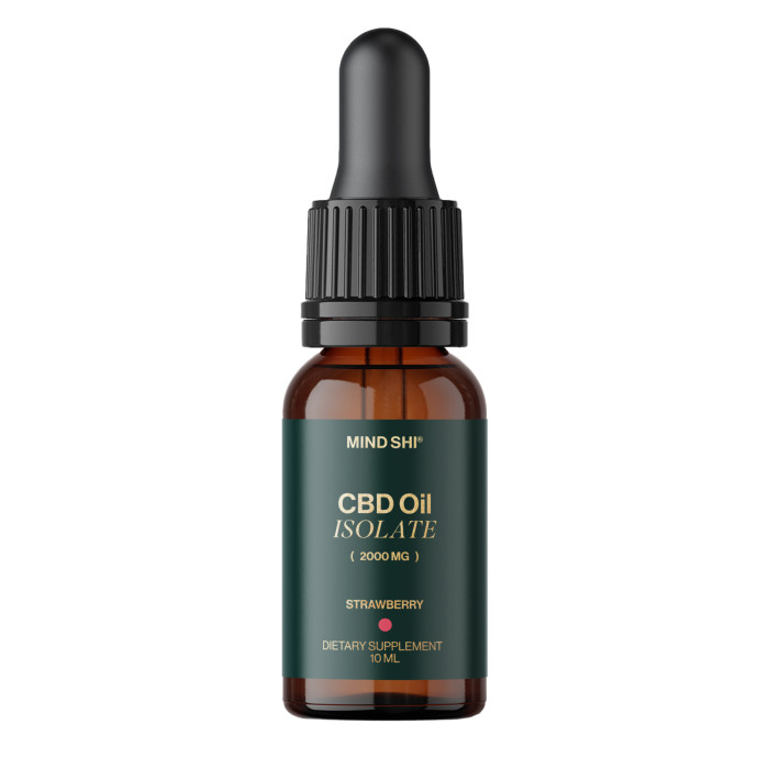 Mind Shi CBD Oil Isolate 2000 mg Strawberry - 10 ml (До 01.27)