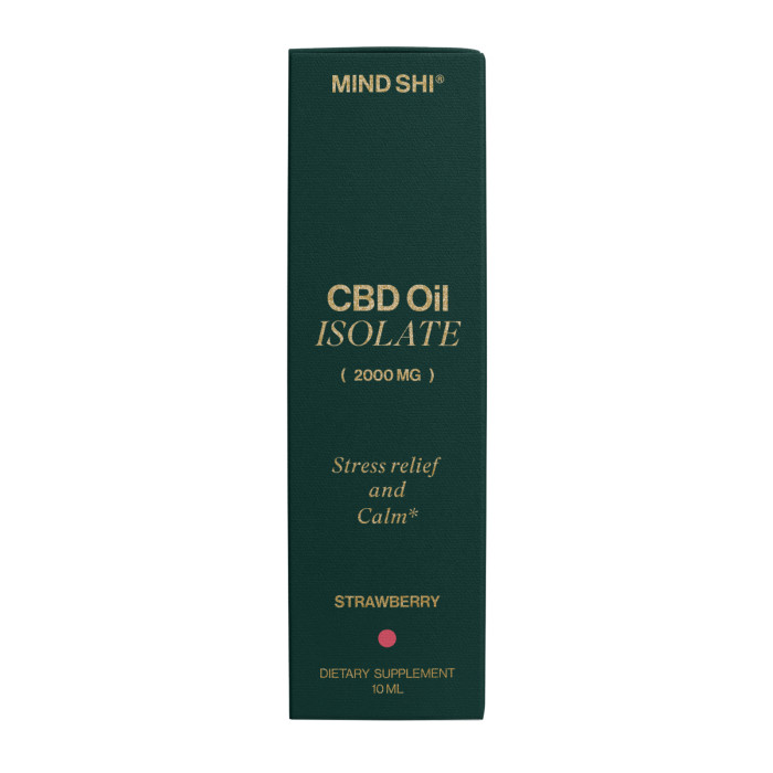 Mind Shi CBD Oil Isolate 2000 mg Strawberry - 10 ml (До 01.27)