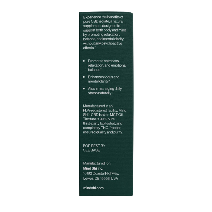 Mind Shi CBD Oil Isolate 2000 mg Strawberry - 10 ml (До 01.27)