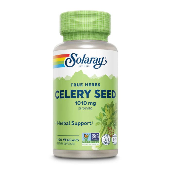 Solaray Celery Seed 1010mg - 100 vcaps