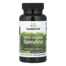 Swanson Certified Organic Spirulina 500mg - 180 tabs