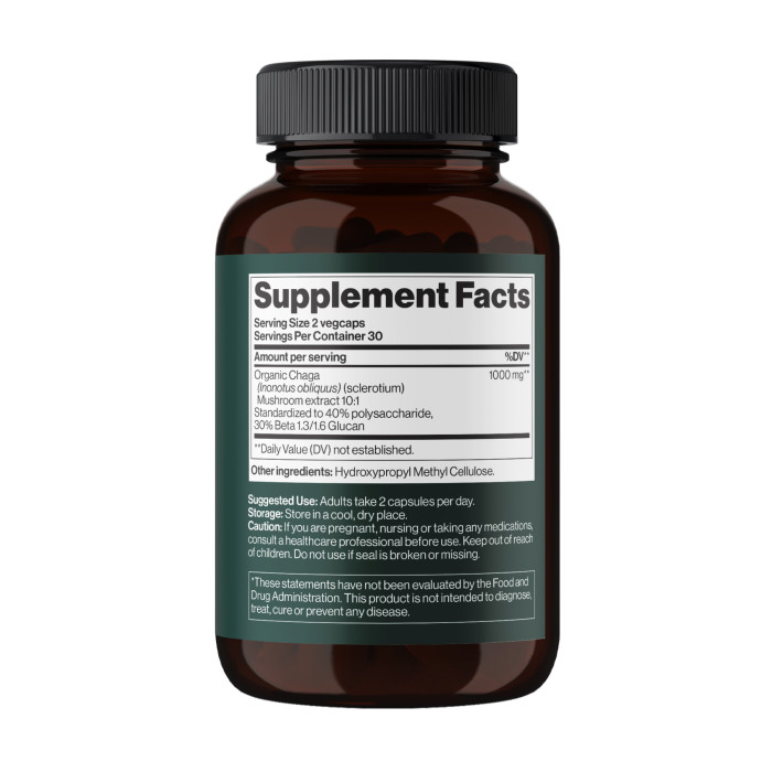 Mind Shi Chaga Mushroom 1000 mg - 60 vegcaps (До 02.27)