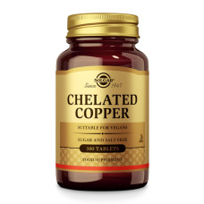 Solgar Chelated Copper - 100 tabs