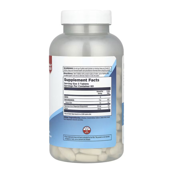 KAL Chelated Magnesium Bisglycinate - 180 tabs