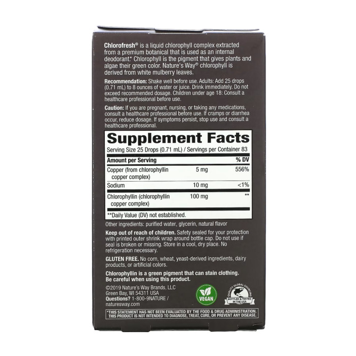 Nature's Way Chlorofresh® Mint 40X Liquid - 59 ml