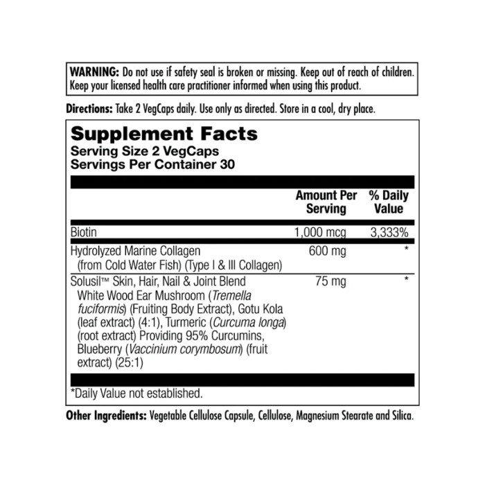 KAL Clinical Youth Collagen I&III 600mg - 60 vcaps