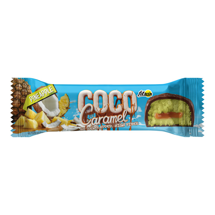FitWin Coco Caramel - 20x40g Pineapple