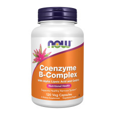 Now Foods Coenzyme B-Complex With Alpha Lipoic Acid and CoQ10 - 120 vcaps