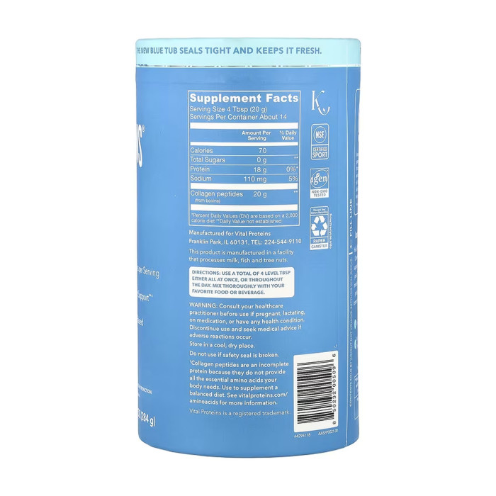 Vital Proteins Collagen Peptides - 284g Unflavored