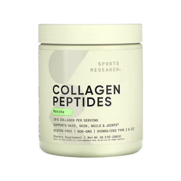 Sport Research Collagen Peptides Organic Matcha - 288g Green Tea
