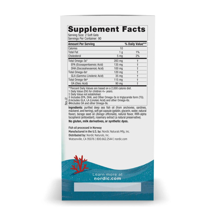 Nordic Naturals Complete Omega Junior - 180 mini softgels