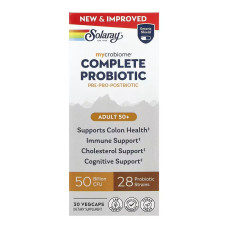 Solaray Complete Probiotic Adult 50+ - 30 vcaps