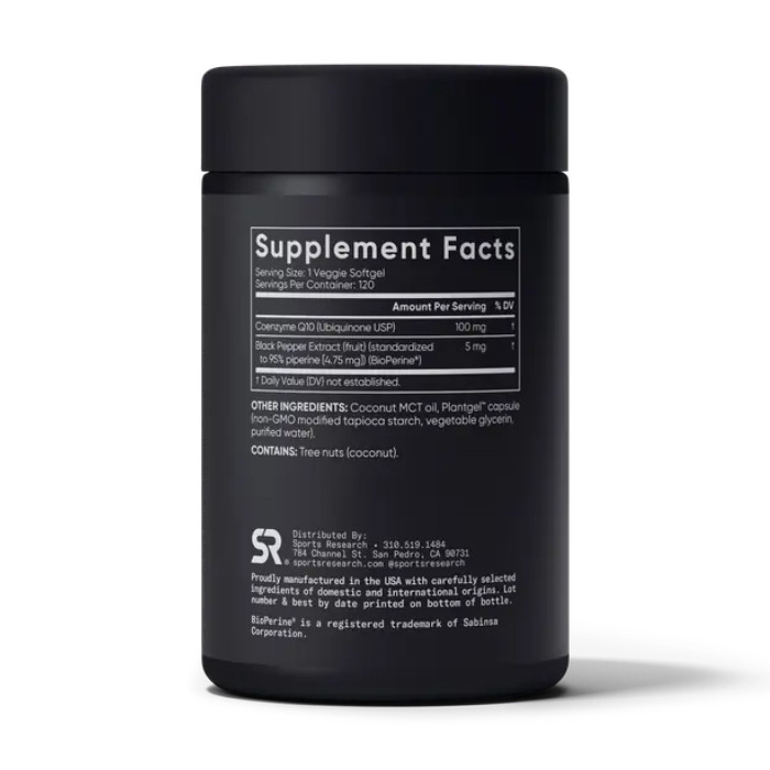 Sport Research CoQ10 100mg - 120 veg softgels