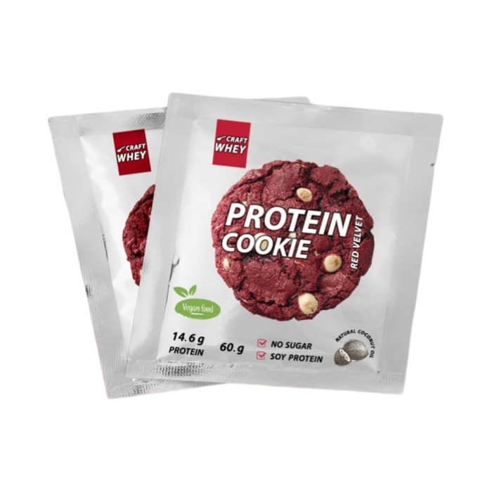 Craft Whey Protein Cookie - 60g Red Velvet (Поштучно)