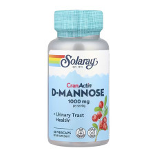Solaray CranActin D-Mannose 1000mg - 60 vcaps