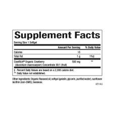 Natural Factors CranRich®️ Super Strength Organic Cranberry Concentrate 500mg - 90 softgels