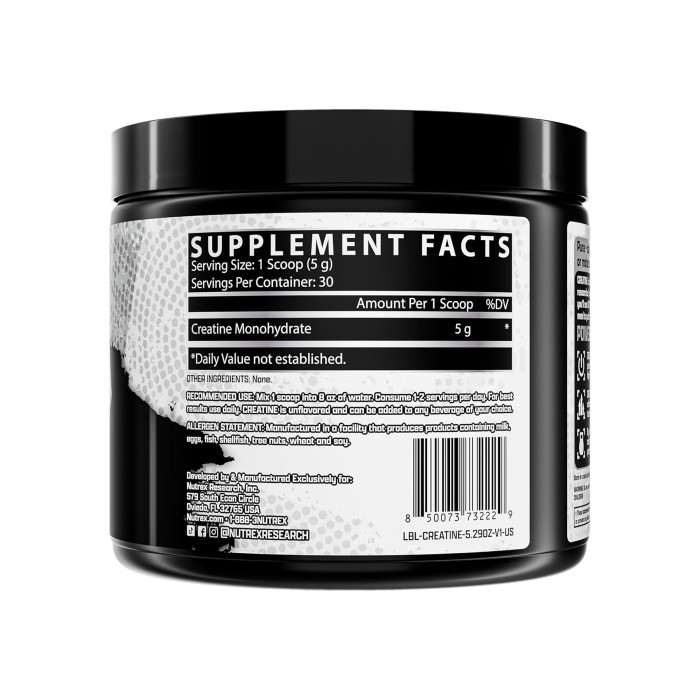 Nutrex Creatine Monohydrate - 150g