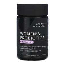 Sport Research Daily Women's Probiotics 65 Billion CFU - 30 veg caps