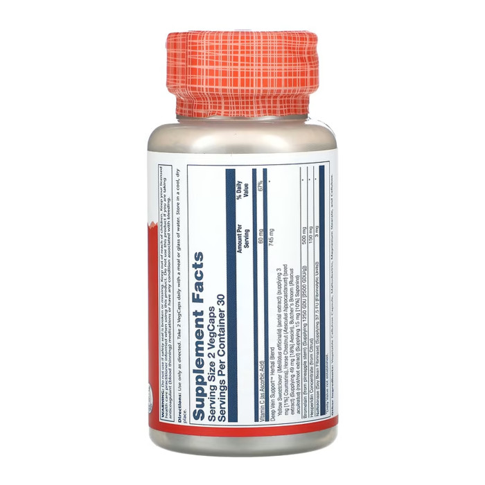 Solaray Deep Vein Support - 60 vcaps