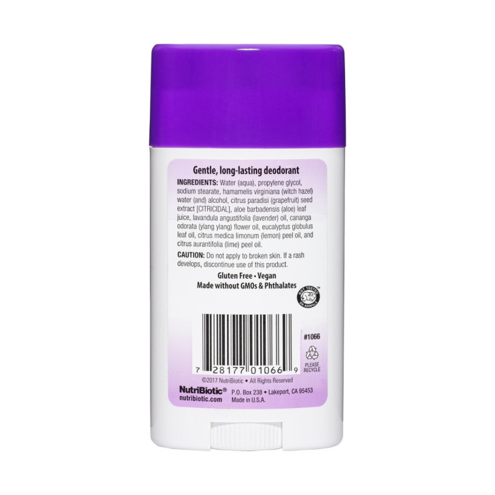 Nutribiotic Deodorant - 75g Lavender