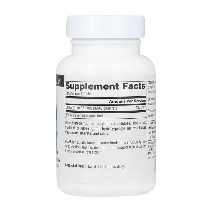 Source Naturals DMAE 351 mg - 100 tabs