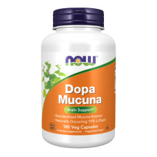 Now Foods Dopa Mucuna - 180 vcaps (Без етикетки)