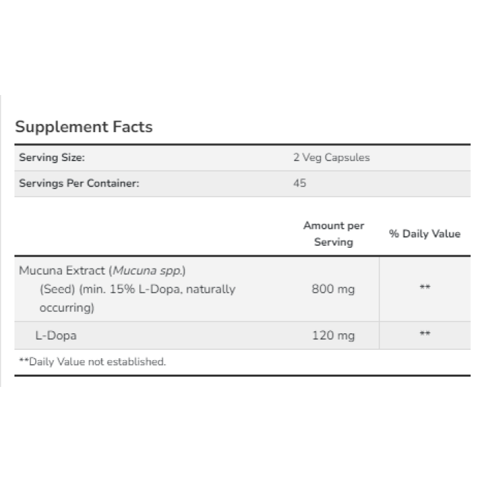 Now Foods Dopa Mucuna - 90vcaps (До 10.26)