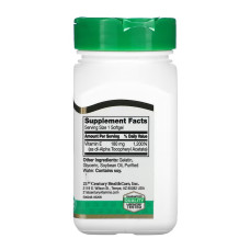 21st Century E 180 mg (400IU) - 110 softgels
