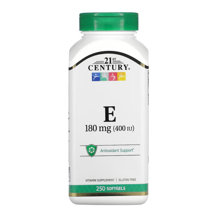 21st Century E 180 mg (400IU) - 250 softgels